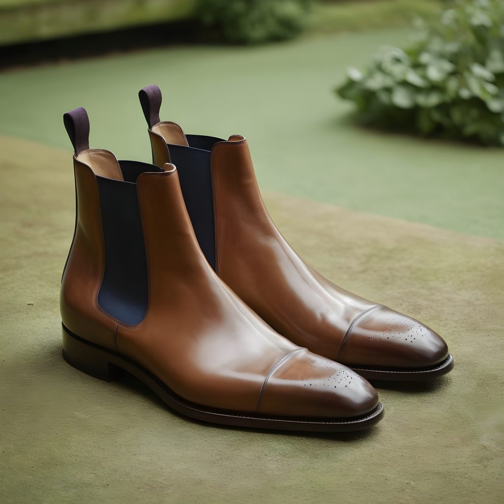 Edward Green Chelsea Leather Boots