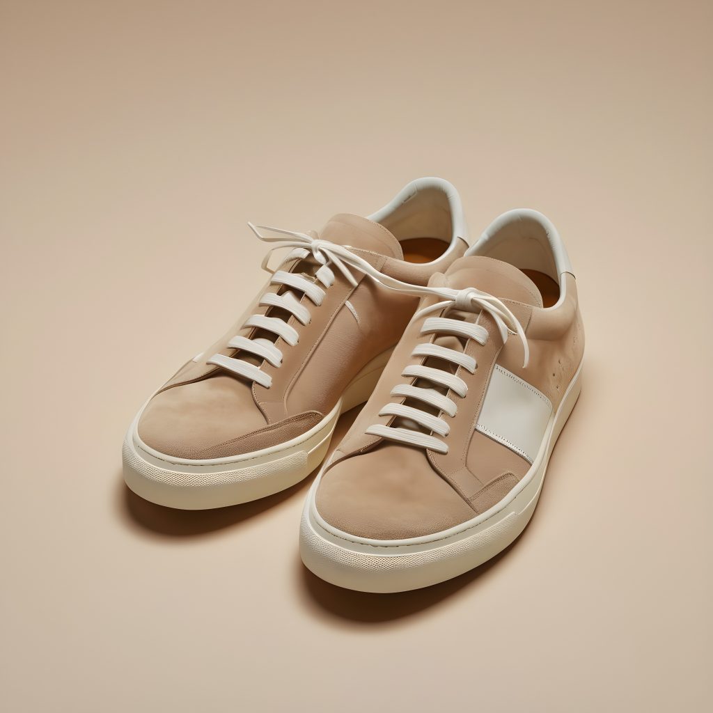 Common Projects Retro Low Leather-Trimmed Suede Sneakers