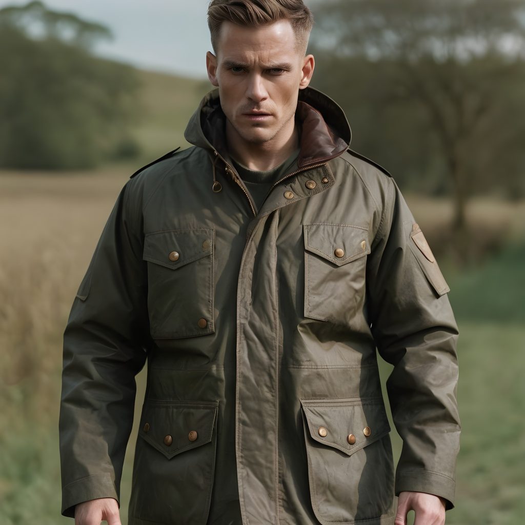 Sapper Regular Fit Weatherproof Waxed Cotton Jacket